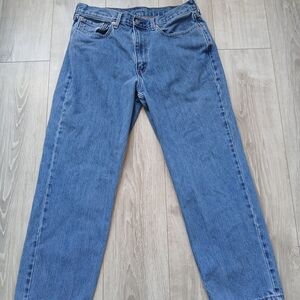 Classic Blue Relaxed Fit Men's Jeans